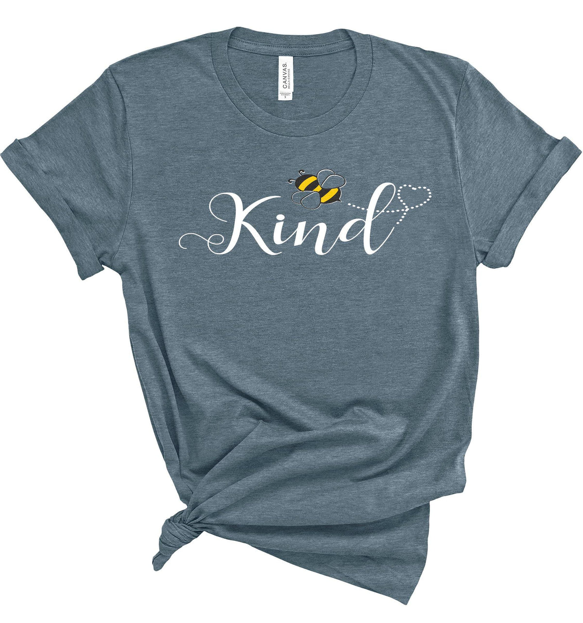 Bee Kind T-Shirt for Women - Cute Honey Bee Print - Kindness Shirt - Soft Cotton image 4