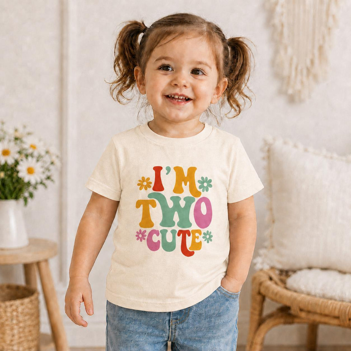 Birthday girl shirt 2nd Birthday Shirt Girl Tee, Two Cute Toddler Birthday Shirt image 5