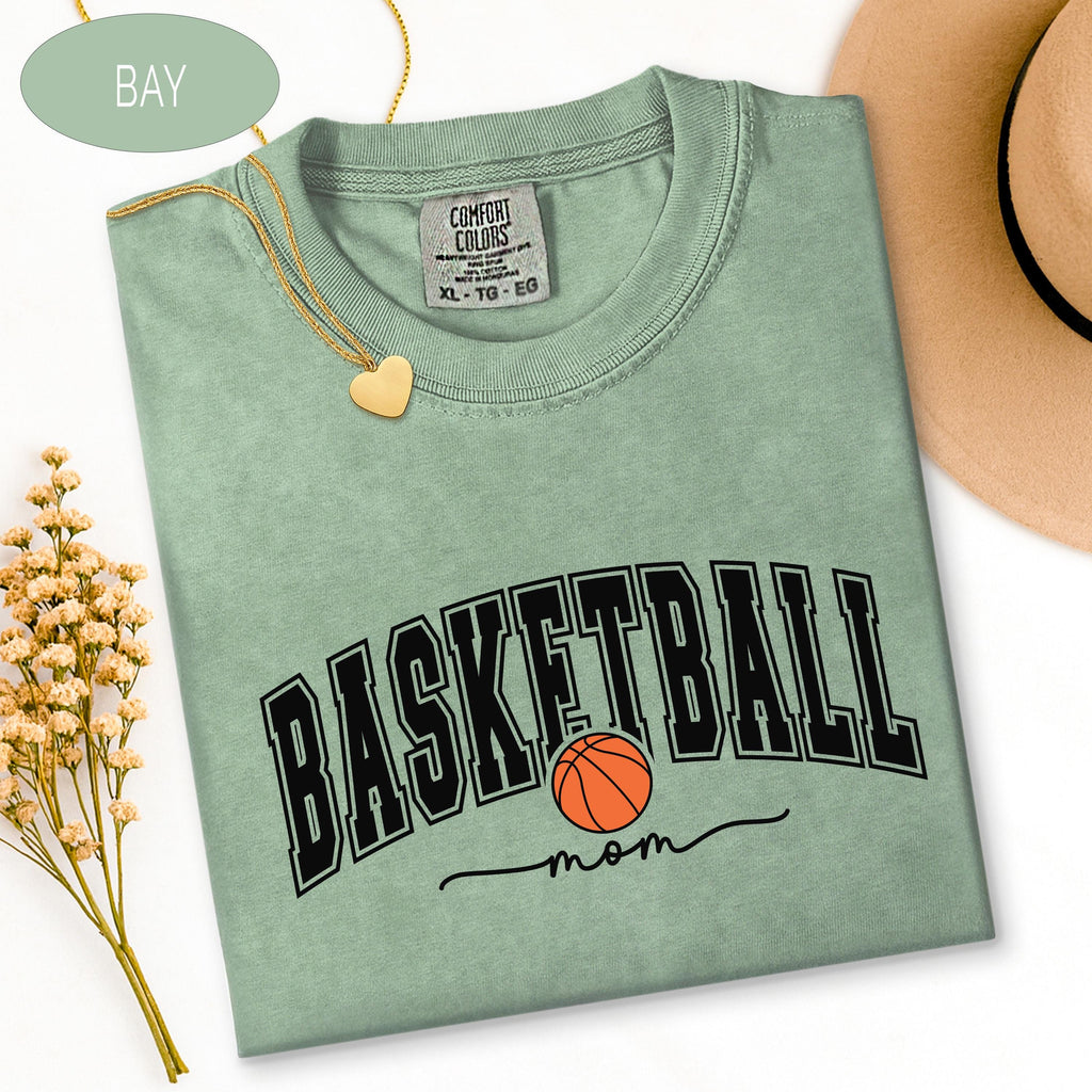 Basketball Mom Shirt, Custom Name Number Basketball Shirt, Personalized Game Day image 5