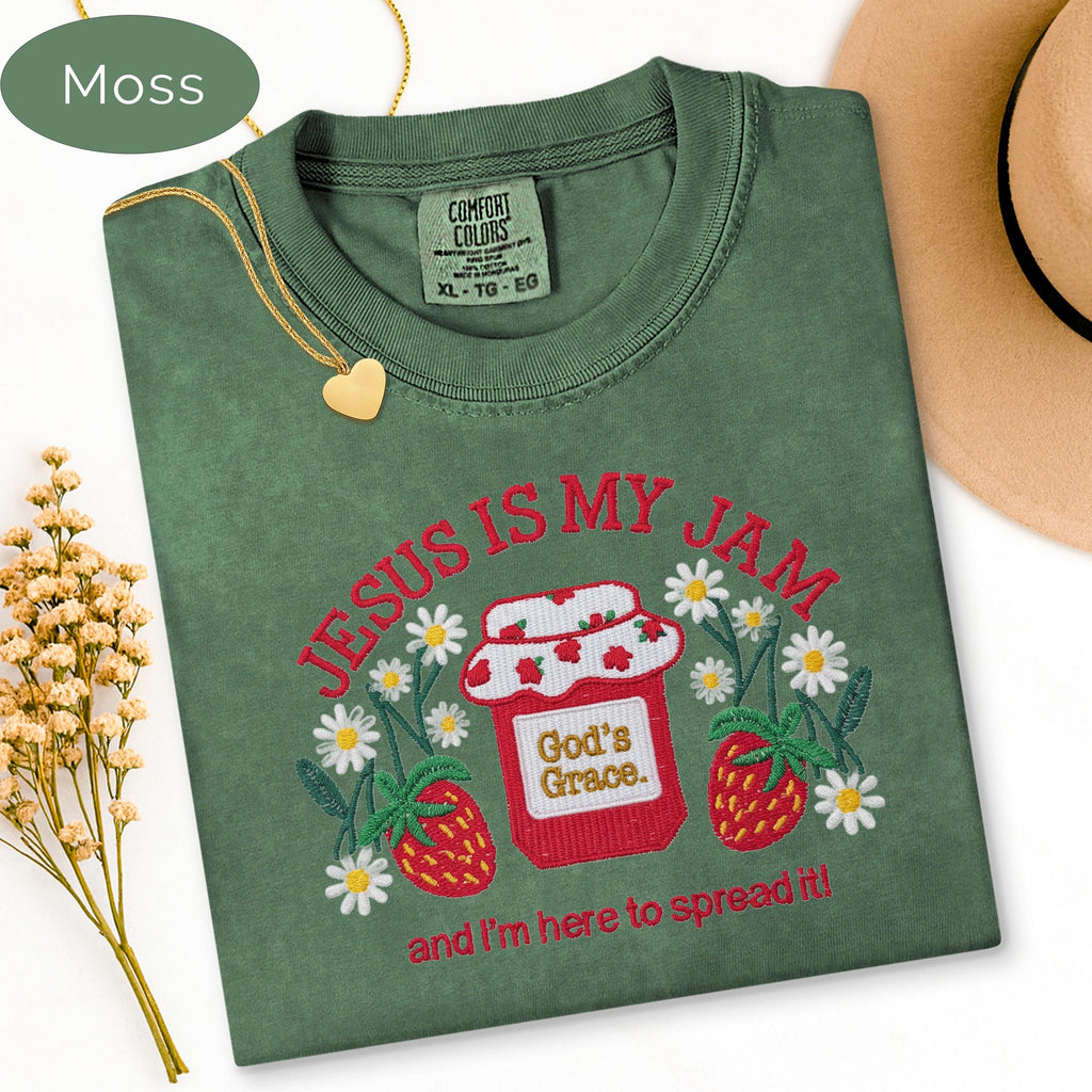 Jesus Is My Jam Jesus Shirt, Comfort Colors Shirt, Christian Shirt, Funny Jesus  image 4