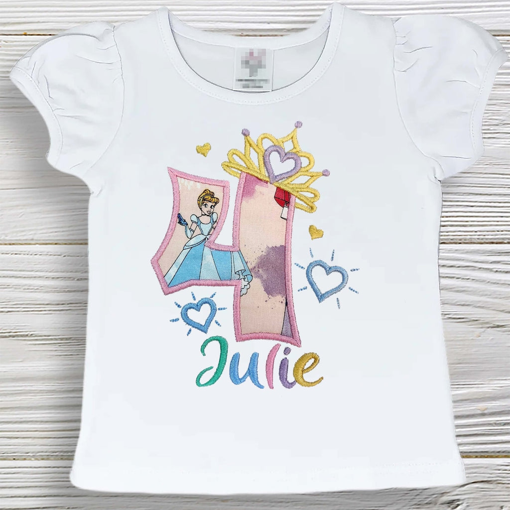 Personalized Princess Birthday outfit | Custom Name Toddler Girl Outfit