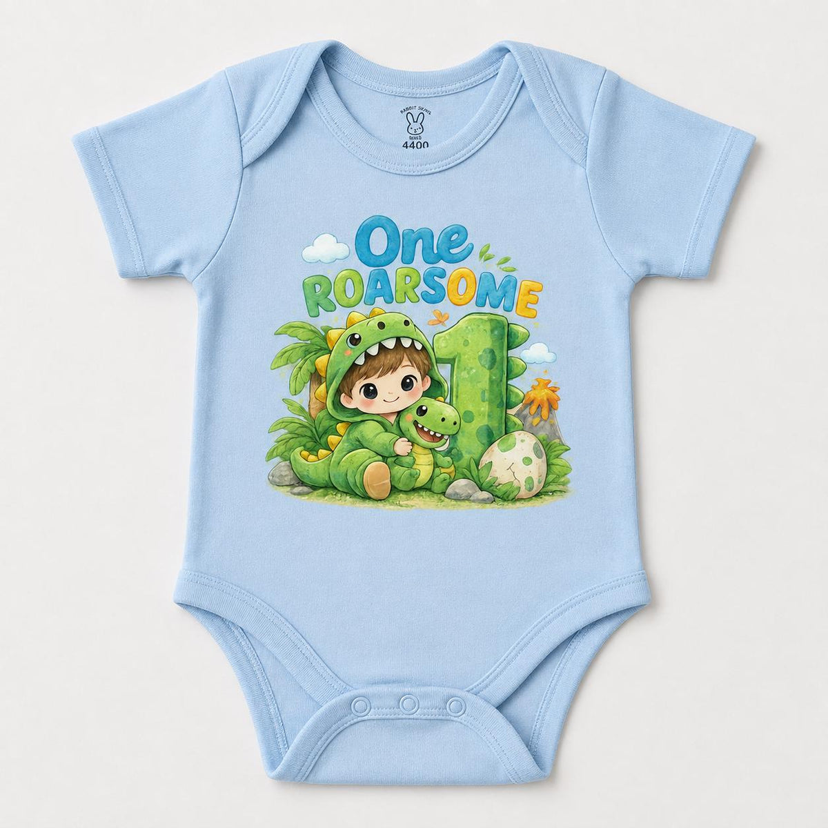 Dinosaur 1st Birthday Shirt, One Roarsome Toddler Tee, First Birthday Boy Shirt, image 3