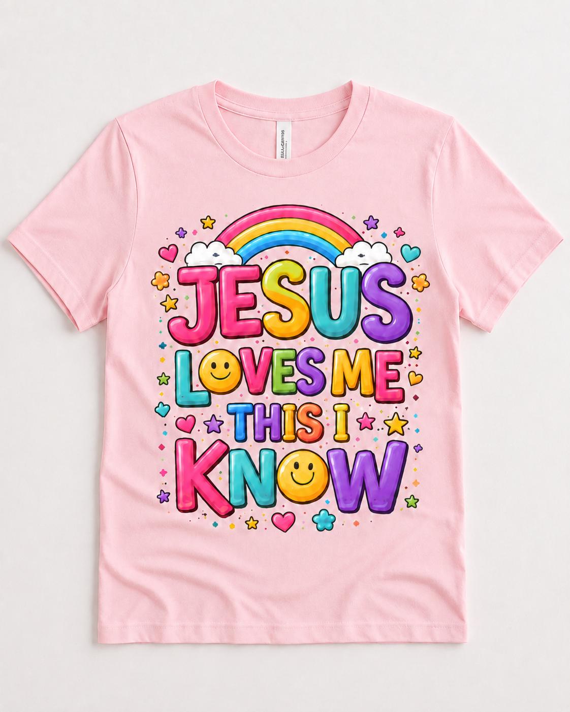 Jesus Loves Me Toddler Shirt, Christian Kids Shirt, Bible School Toddler Tee, Tr image 1