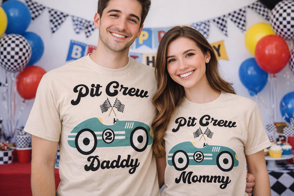 Two Fast Birthday Shirt, Race Car 2nd Birthday Tee, Toddler Racing Outfit image 1