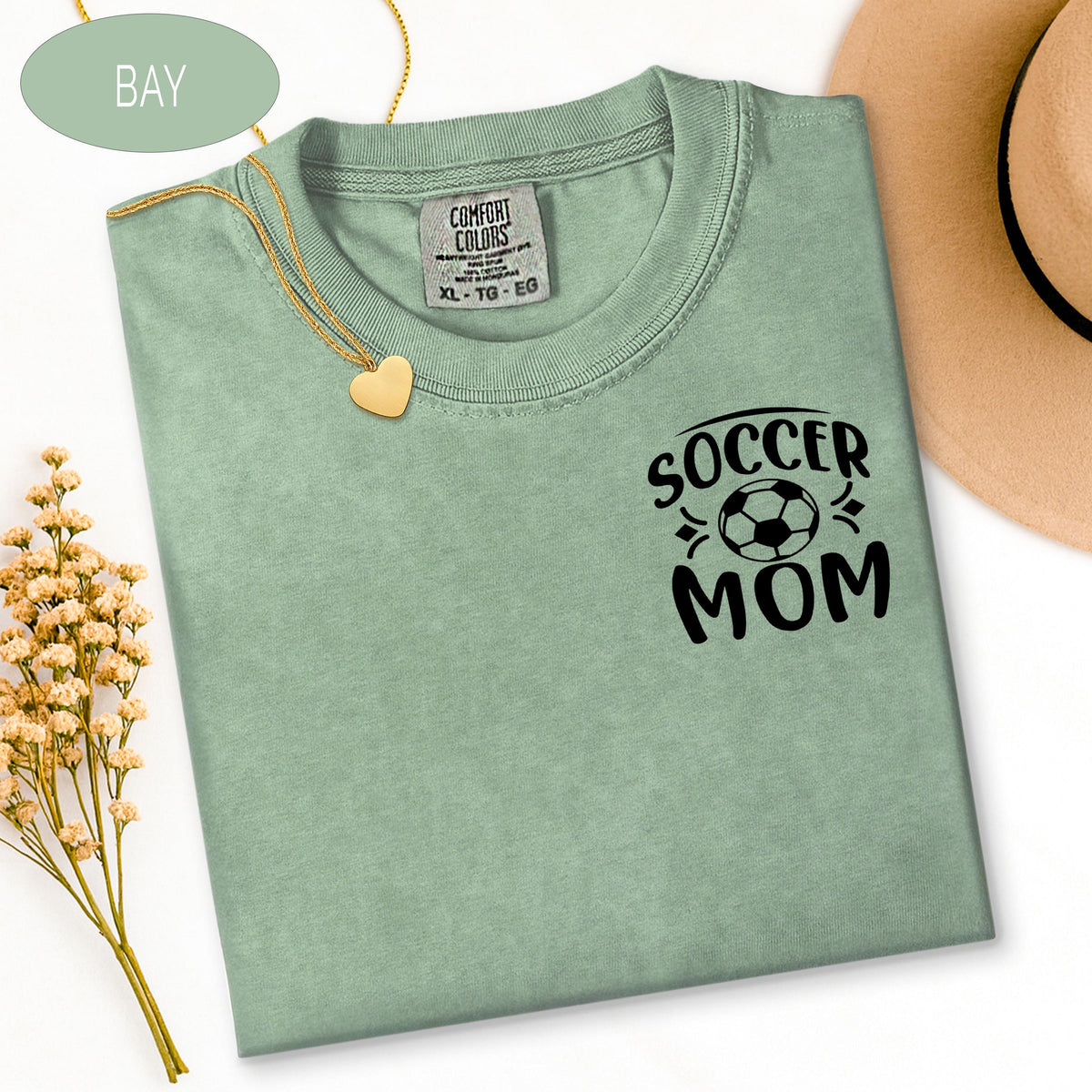 Soccer Mom Shirt, Personalized Soccer Number Tee, Custom Soccer Gift, Soccer Mam image 7