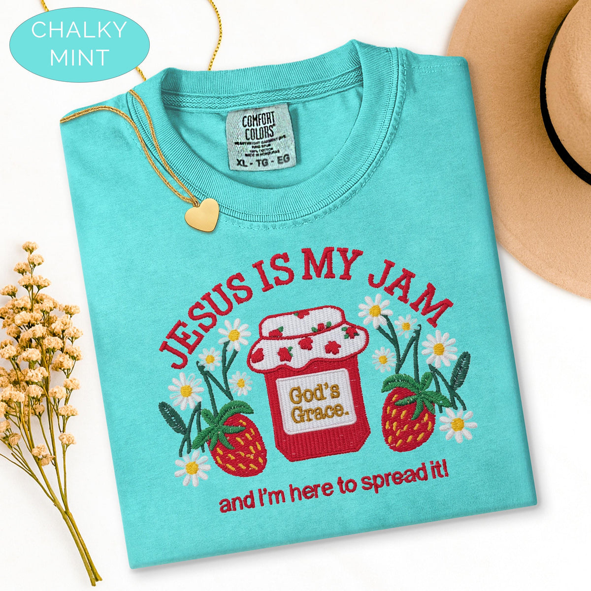 Jesus Is My Jam Jesus Shirt, Comfort Colors Shirt, Christian Shirt, Funny Jesus  image 2