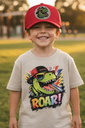 Cool T-Rex Toddler Shirt with Sunglasses | Retro Style Dinosaur Graphic Tee for  image 0