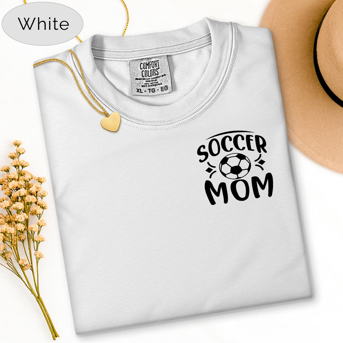 Soccer Mom Shirt, Personalized Soccer Number Tee, Custom Soccer Gift, Soccer Mam image 6