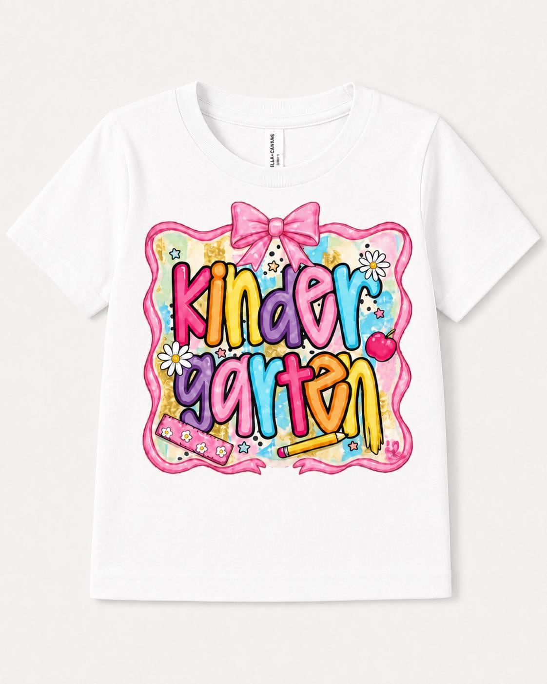Kindergarten Shirt, First Day of School Tee, Back to School Shirt, Girls School  image 6