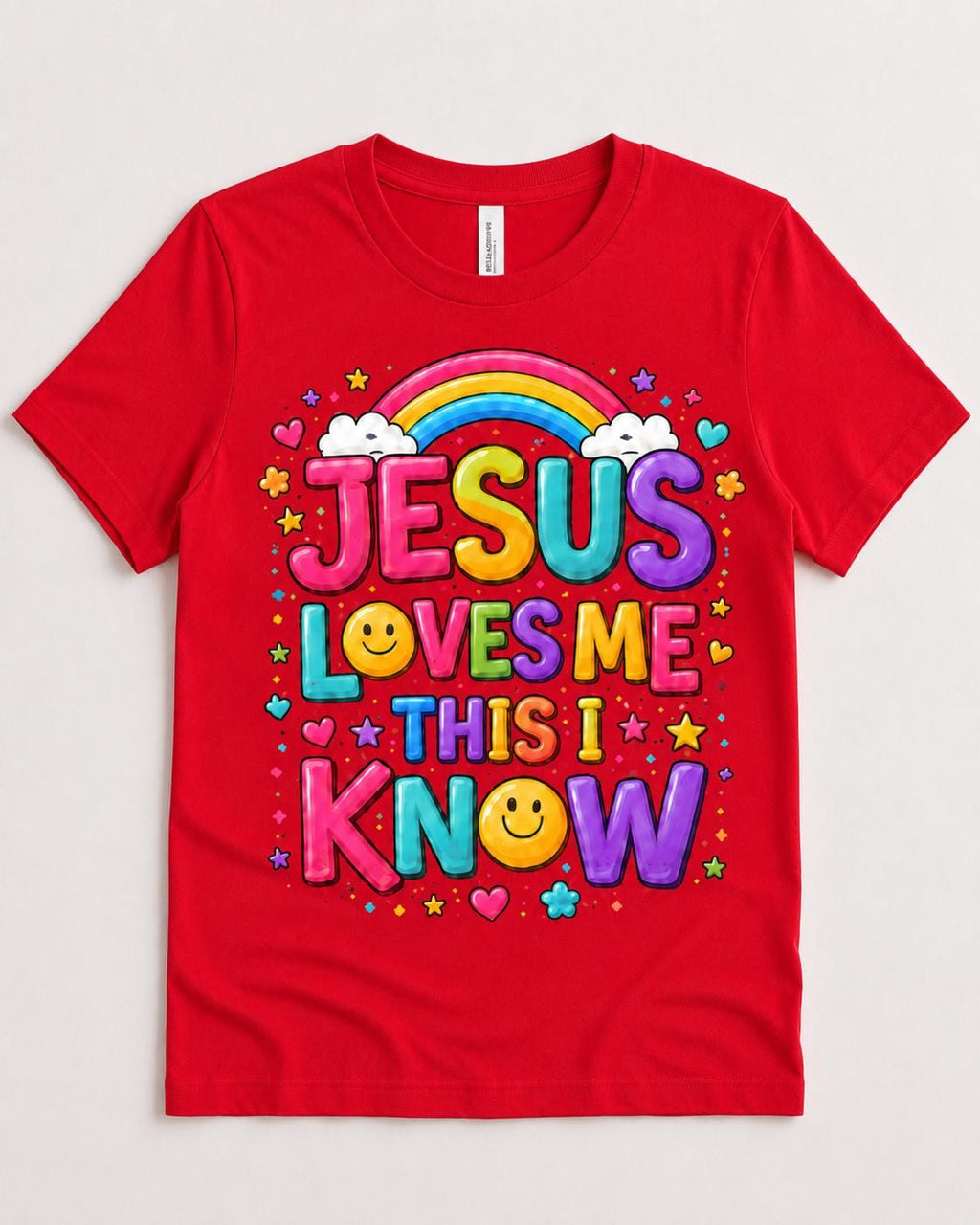 Jesus Loves Me Toddler Shirt, Christian Kids Shirt, Bible School Toddler Tee, Tr image 6