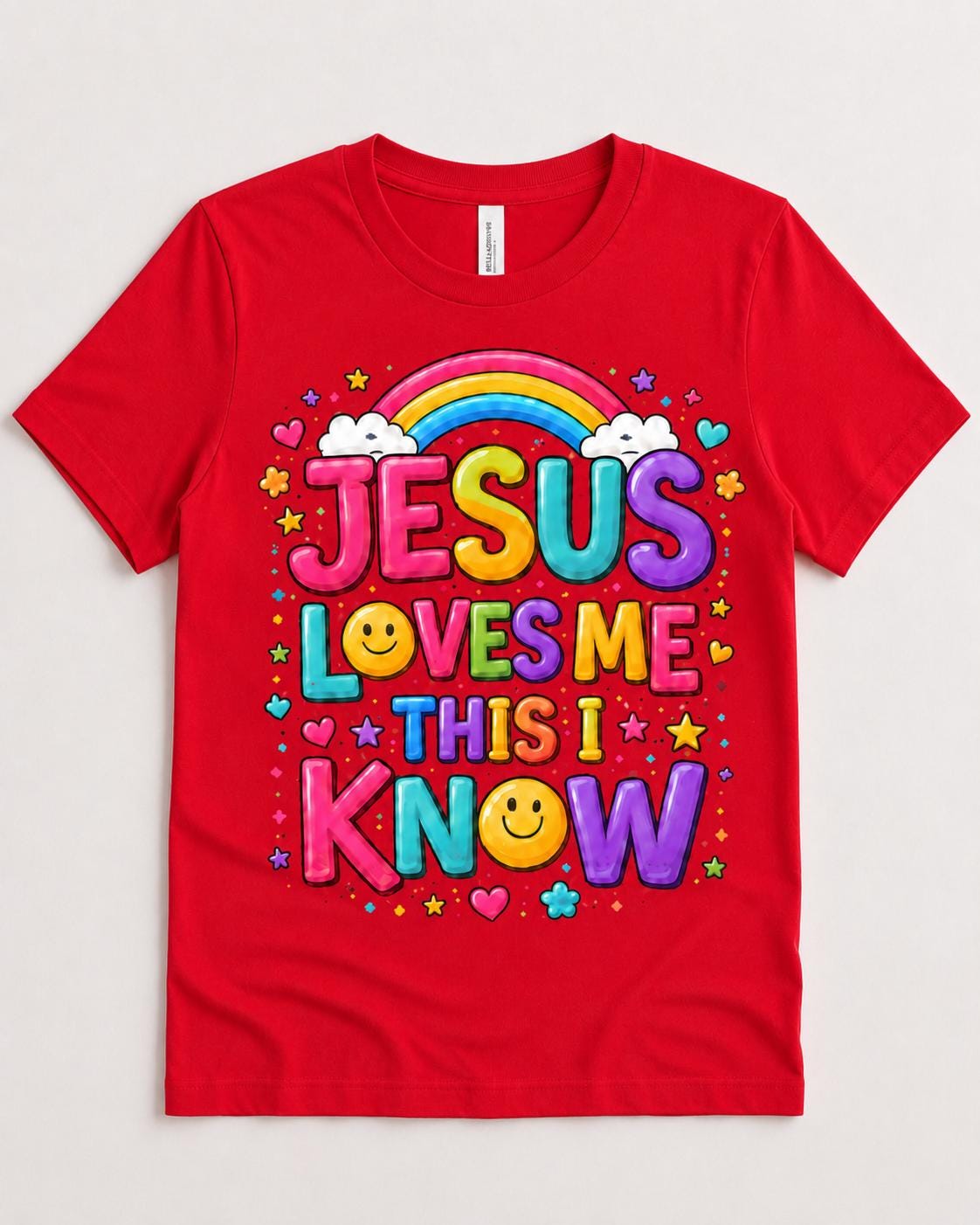 Jesus Loves Me Toddler Shirt, Christian Kids Shirt, Bible School Toddler Tee, Tr image 6