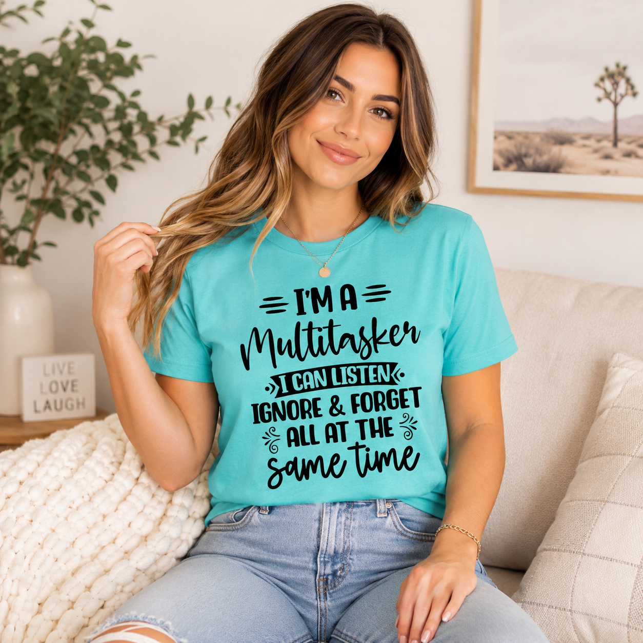 Sarcastic T-Shirt, I'm A Multitasker Funny Saying Shirt, Attitude Shirt, Sassy Girl Dark Humor Tee, Gift for Wife