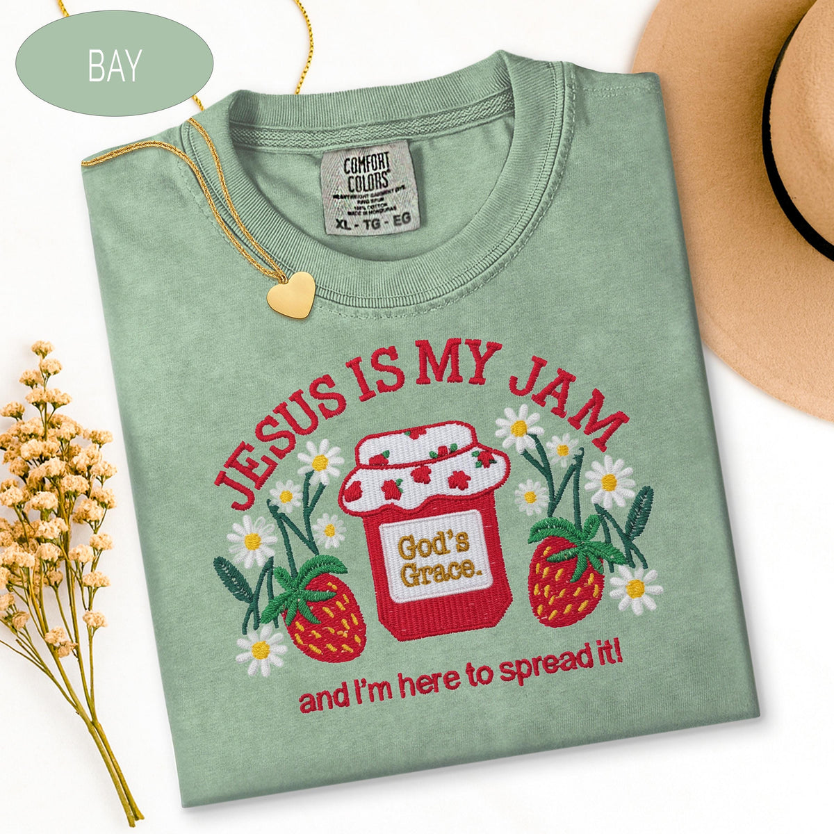 Jesus Is My Jam Jesus Shirt, Comfort Colors Shirt, Christian Shirt, Funny Jesus  image 1
