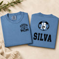 Soccer Mom Shirt, Personalized Soccer Number Tee, Custom Soccer Gift, Soccer Mam image 0
