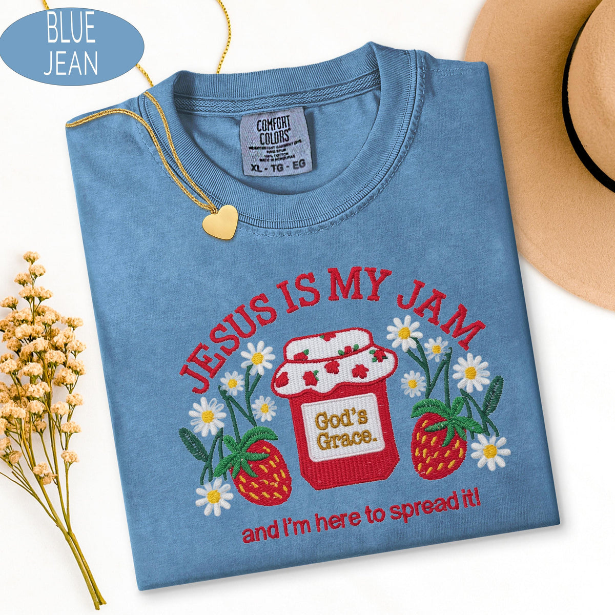 Jesus Is My Jam Jesus Shirt, Comfort Colors Shirt, Christian Shirt, Funny Jesus  image 5