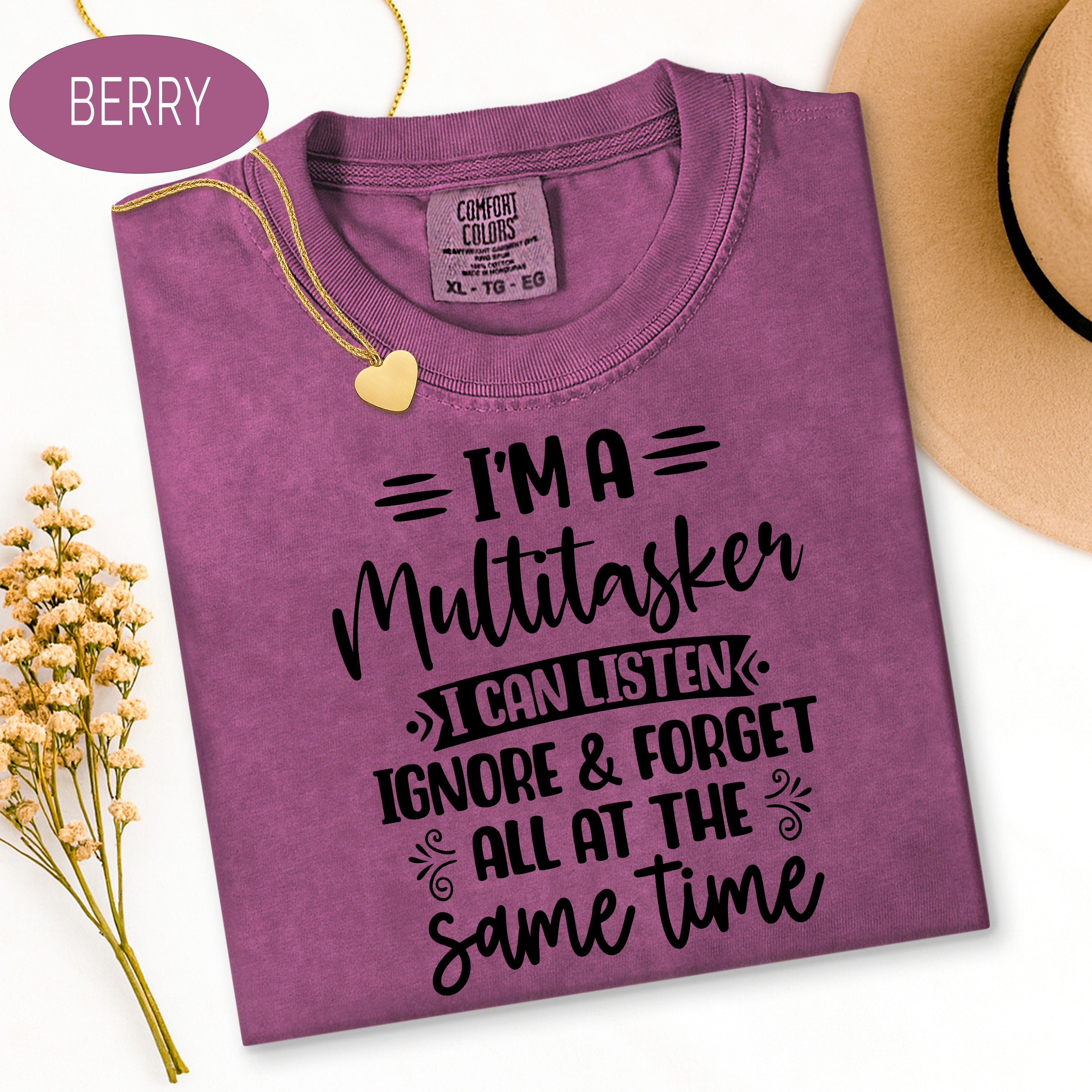 Sarcastic T-Shirt, I'm A Multitasker Funny Saying Shirt, Attitude Shirt, Sassy Girl Dark Humor Tee, Gift for Wife