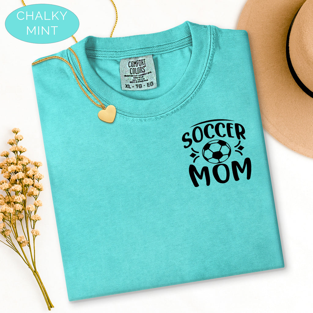 Soccer Mom Shirt, Personalized Soccer Number Tee, Custom Soccer Gift, Soccer Mama Tee, Team Fan Shirt, Soccer Life