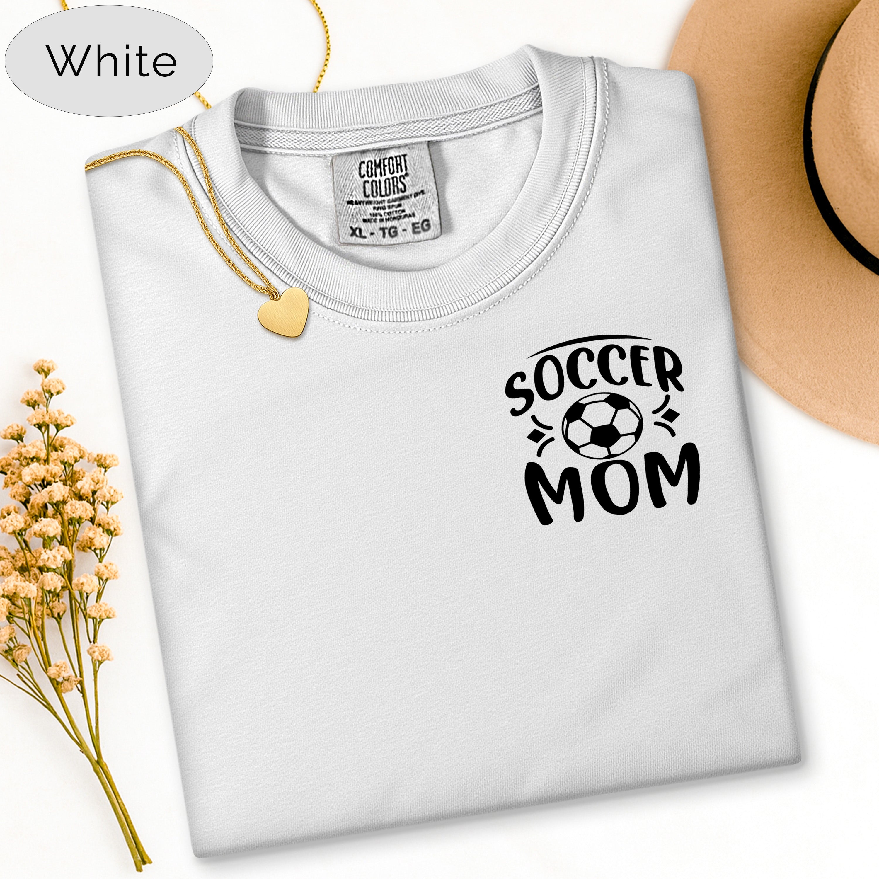 Soccer Mom Shirt, Personalized Soccer Number Tee, Custom Soccer Gift, Soccer Mama Tee, Team Fan Shirt, Soccer Life