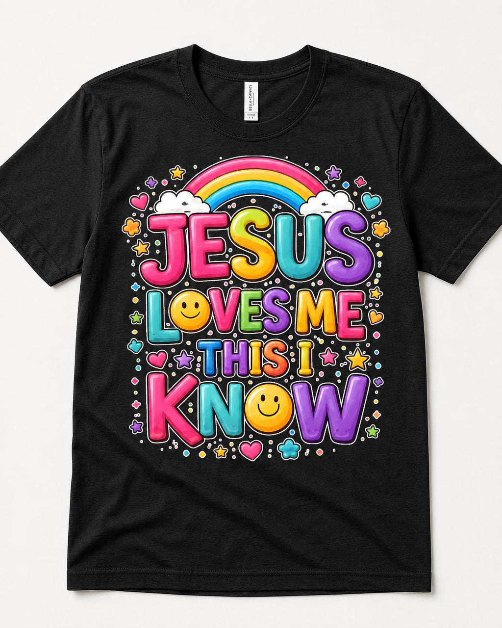Jesus Loves Me Toddler Shirt, Christian Kids Shirt, Bible School Toddler Tee, Tr image 2