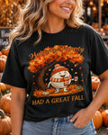 Fall Aesthetic Shirt, Humpy Dumpty Had a Great Fall Tee, Pumpkin Spice Shirt, Cu image 0
