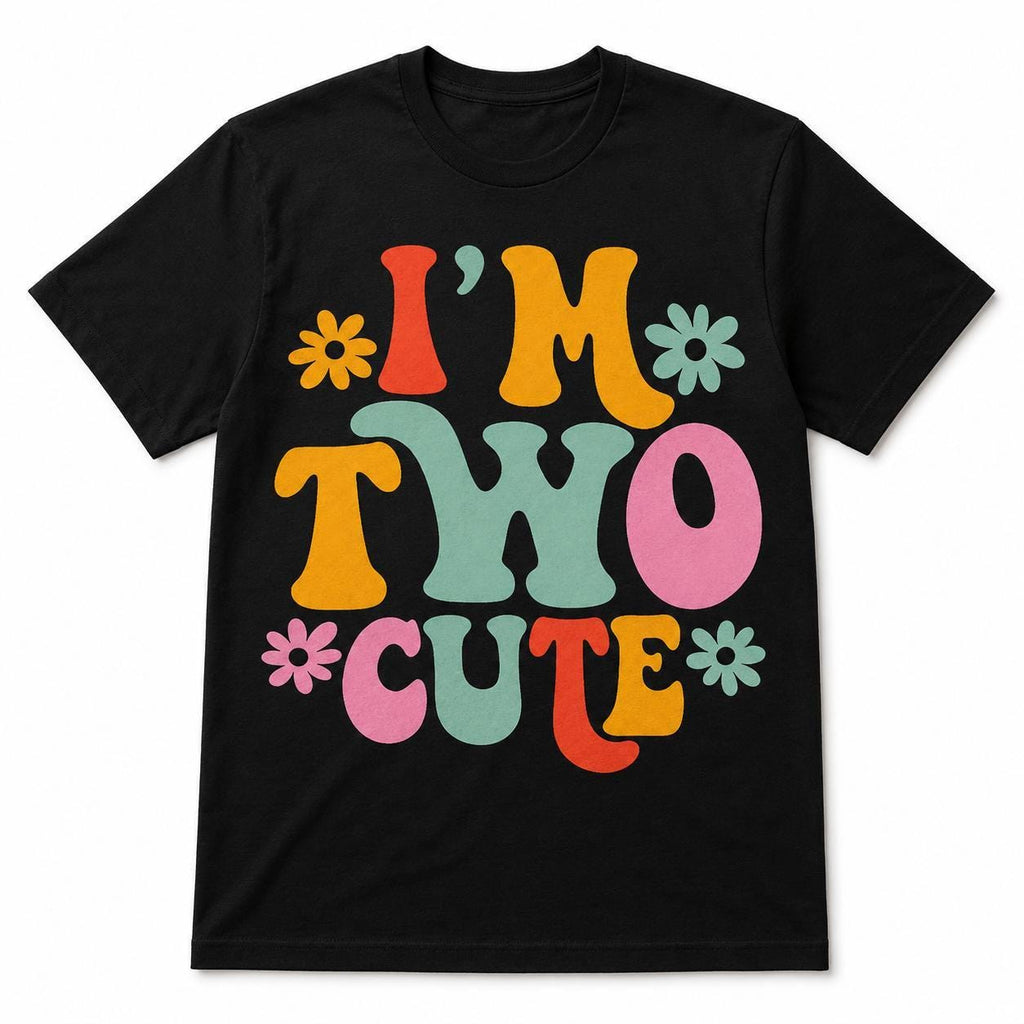 Birthday girl shirt 2nd Birthday Shirt Girl Tee, Two Cute Toddler Birthday Shirt image 1
