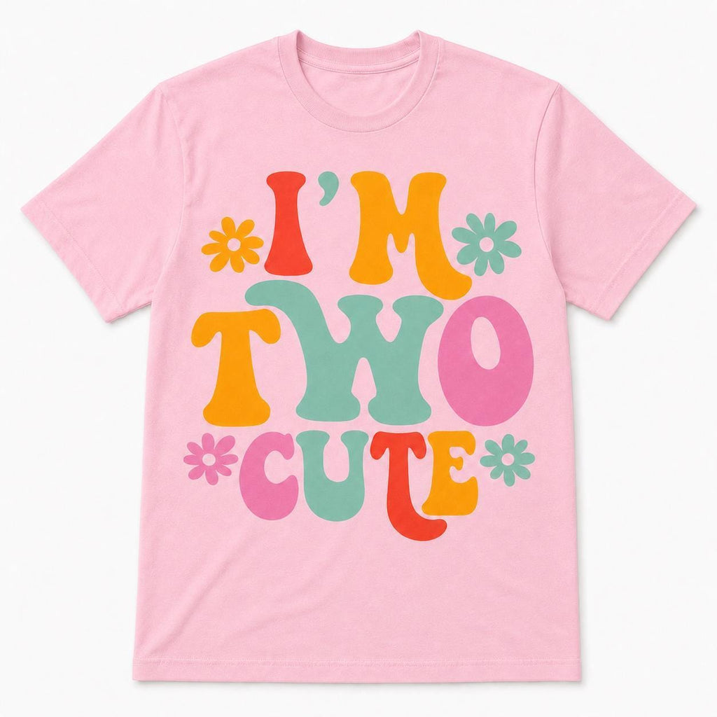 Birthday girl shirt 2nd Birthday Shirt Girl Tee, Two Cute Toddler Birthday Shirt image 10