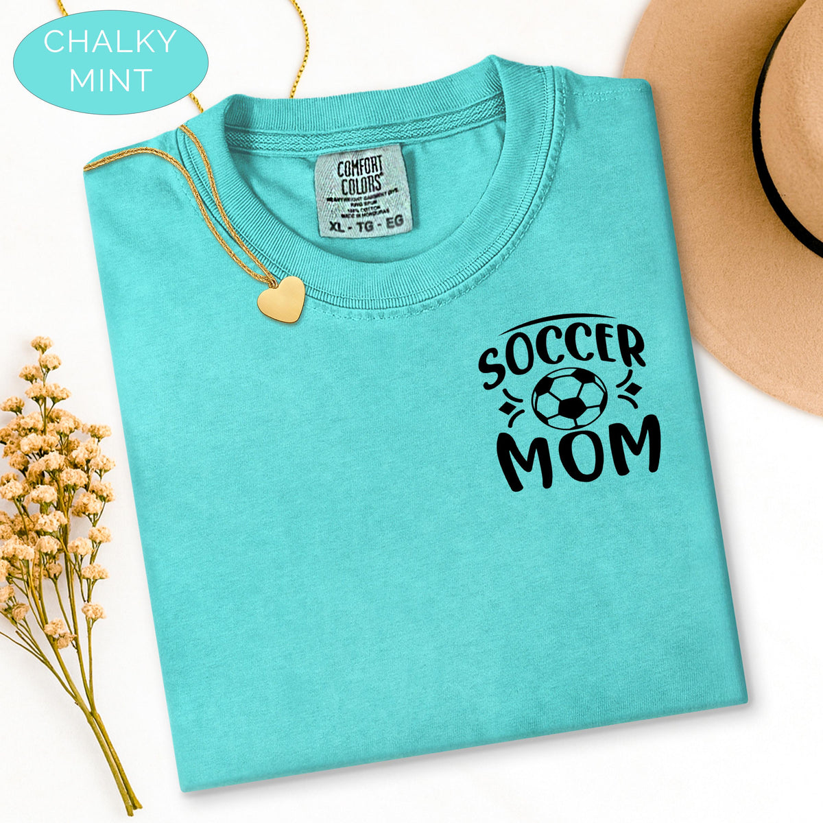 Soccer Mom Shirt, Personalized Soccer Number Tee, Custom Soccer Gift, Soccer Mam image 8