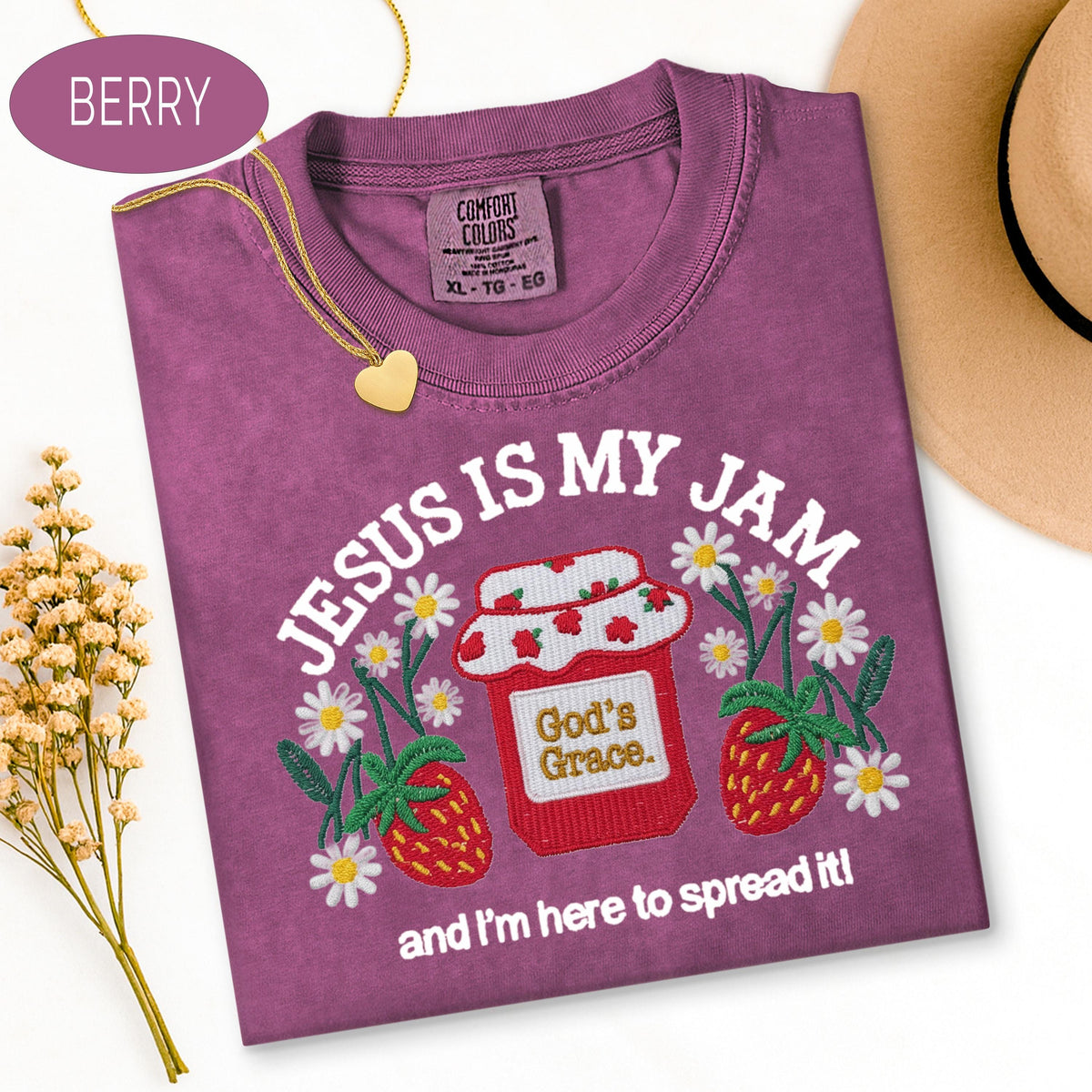 Jesus Is My Jam Jesus Shirt, Comfort Colors Shirt, Christian Shirt, Funny Jesus  image 6