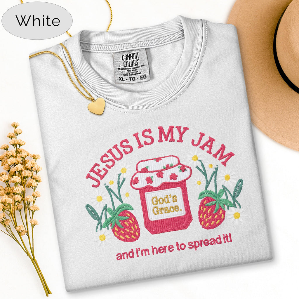 Jesus Is My Jam Jesus Shirt, Comfort Colors Shirt, Christian Shirt, Funny Jesus  image 3