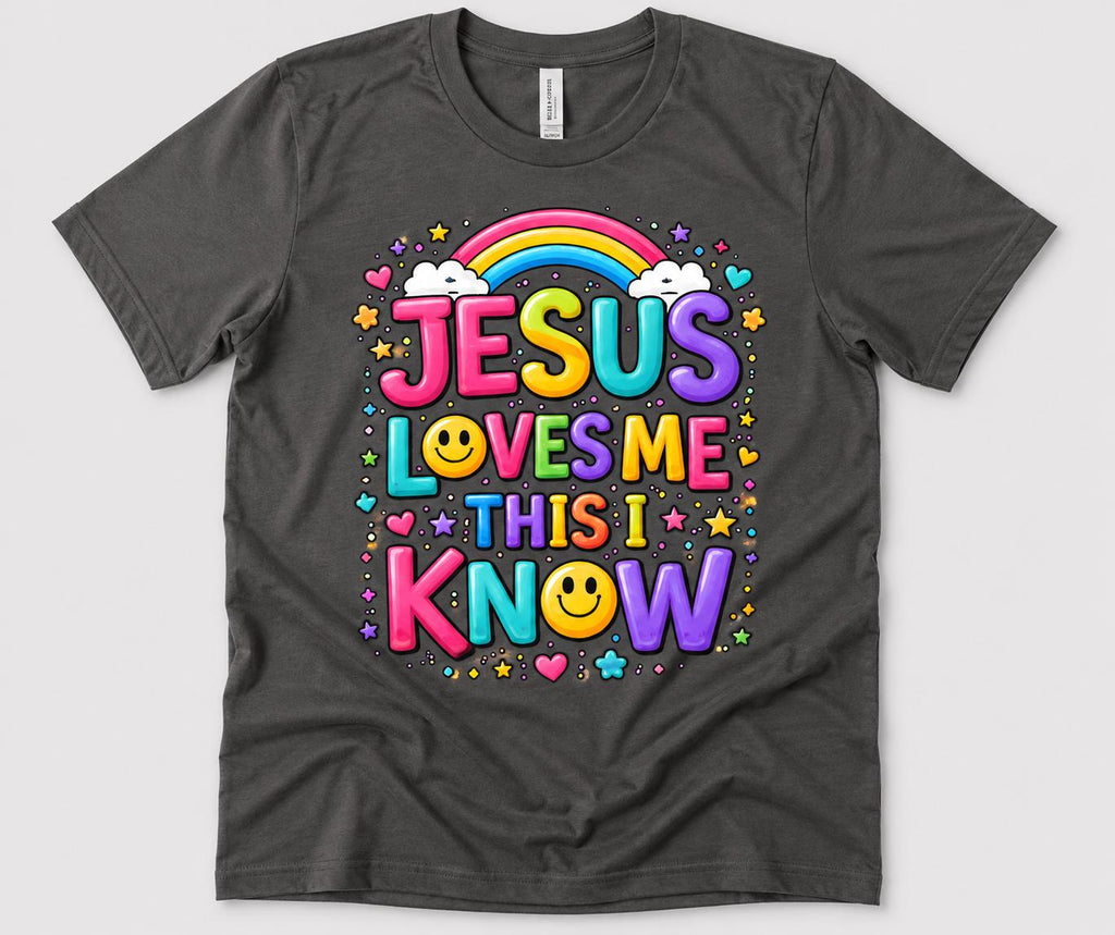 Jesus Loves Me Toddler Shirt, Christian Kids Shirt, Bible School Toddler Tee, Tr image 8