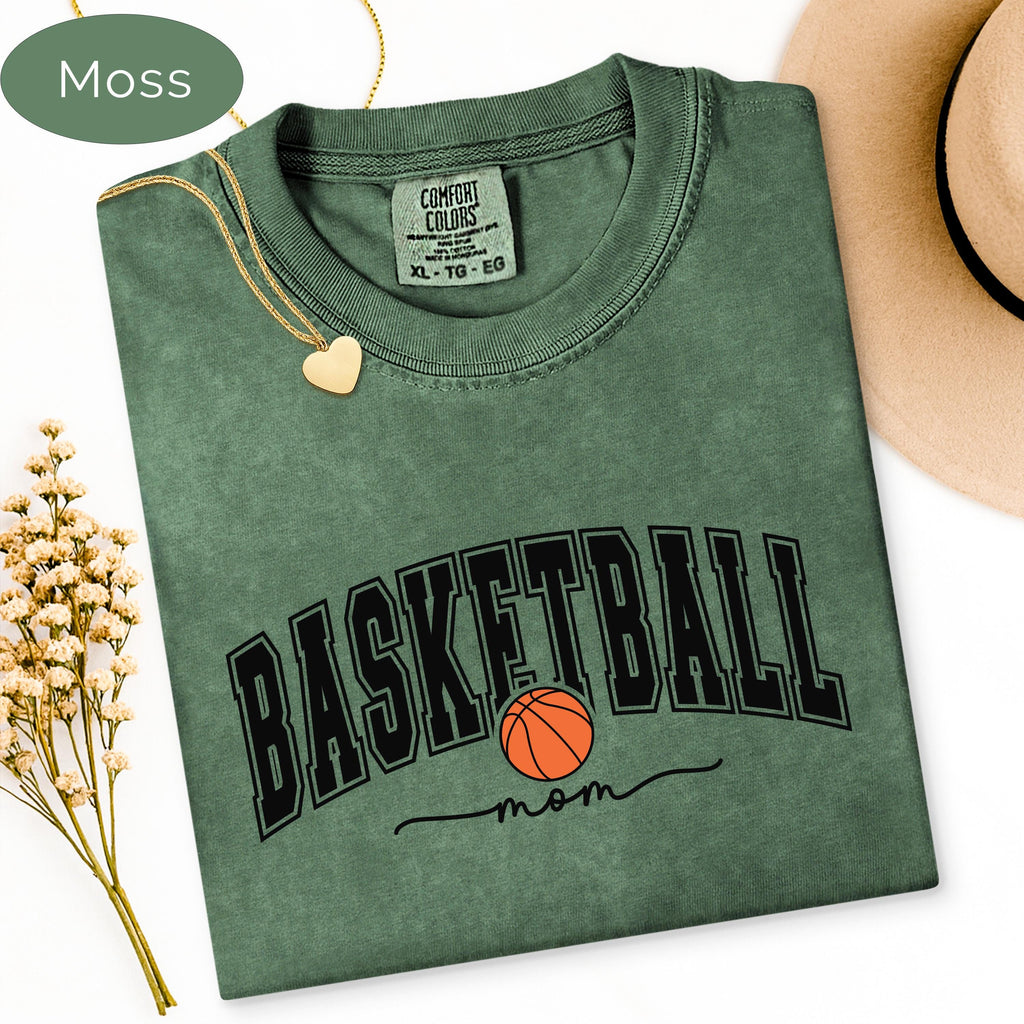 Basketball Mom Shirt, Custom Name Number Basketball Shirt, Personalized Game Day image 7