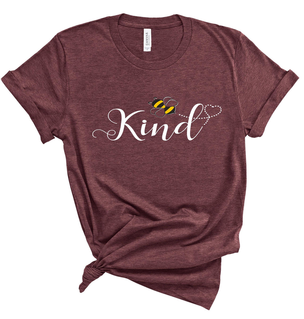 Bee Kind T-Shirt for Women - Cute Honey Bee Print - Kindness Shirt - Soft Cotton image 6