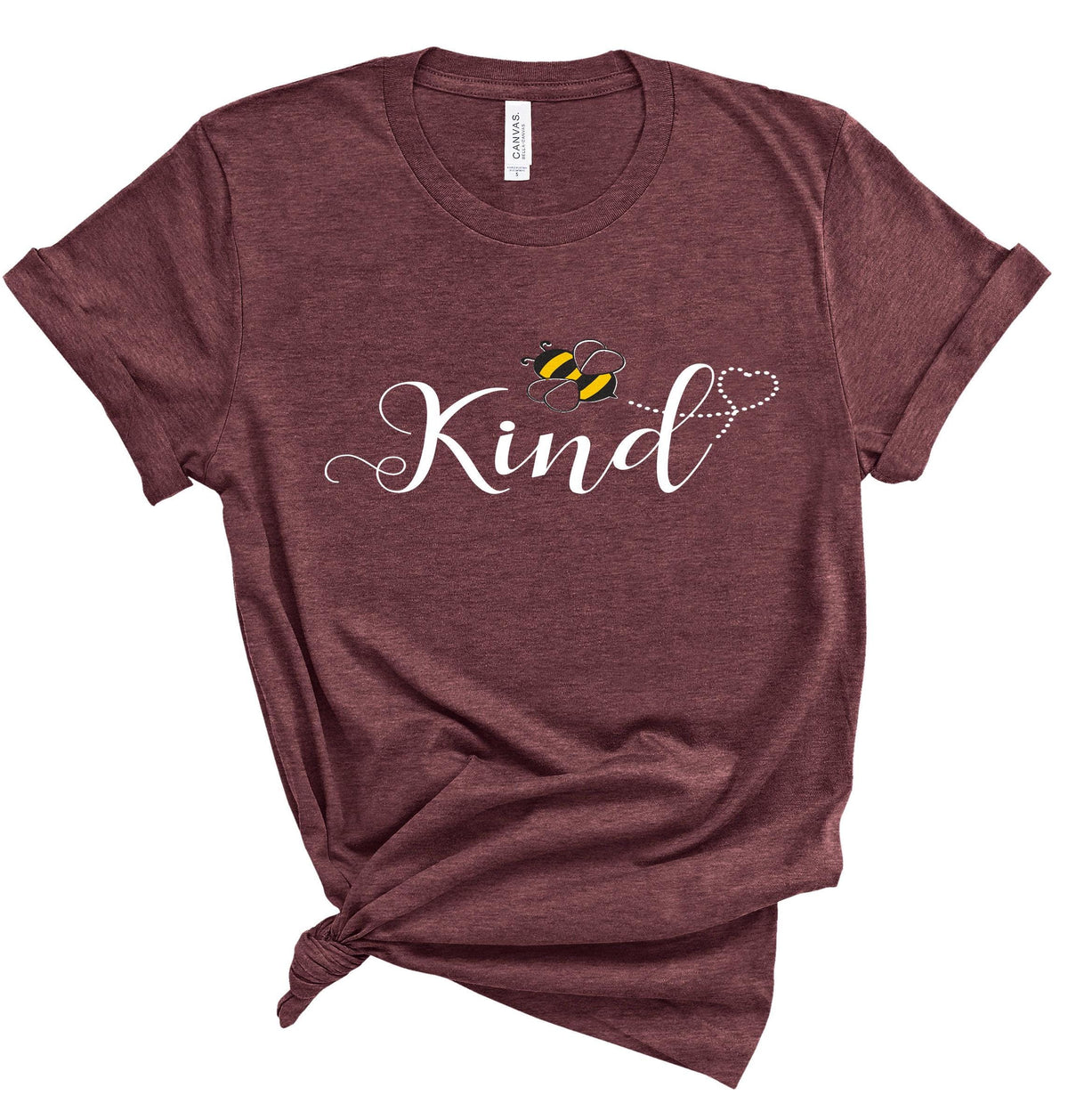 Bee Kind T-Shirt for Women - Cute Honey Bee Print - Kindness Shirt - Soft Cotton image 6