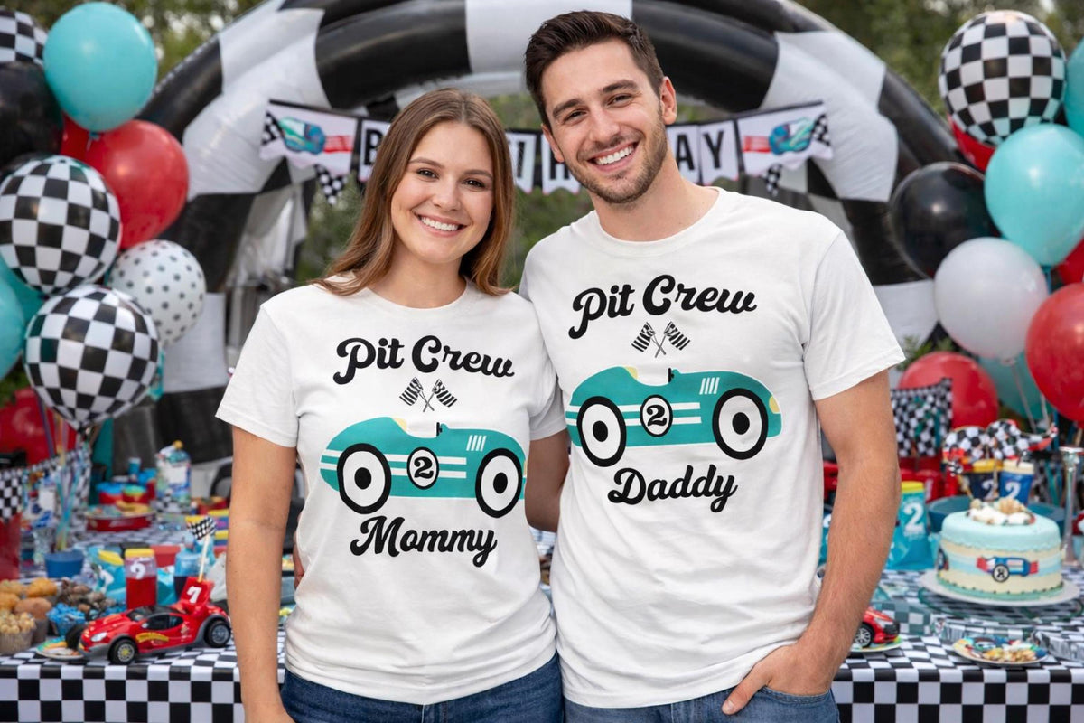 Two Fast Birthday Shirt, Race Car 2nd Birthday Tee, Toddler Racing Outfit image 3