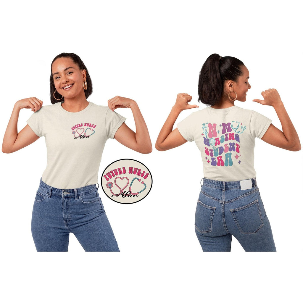 School Nurse Era Shirt – Cute Groovy Nurse T-Shirt, RN Nurse Shirt for Work, Nursing School Tee, Future Nurse Gift