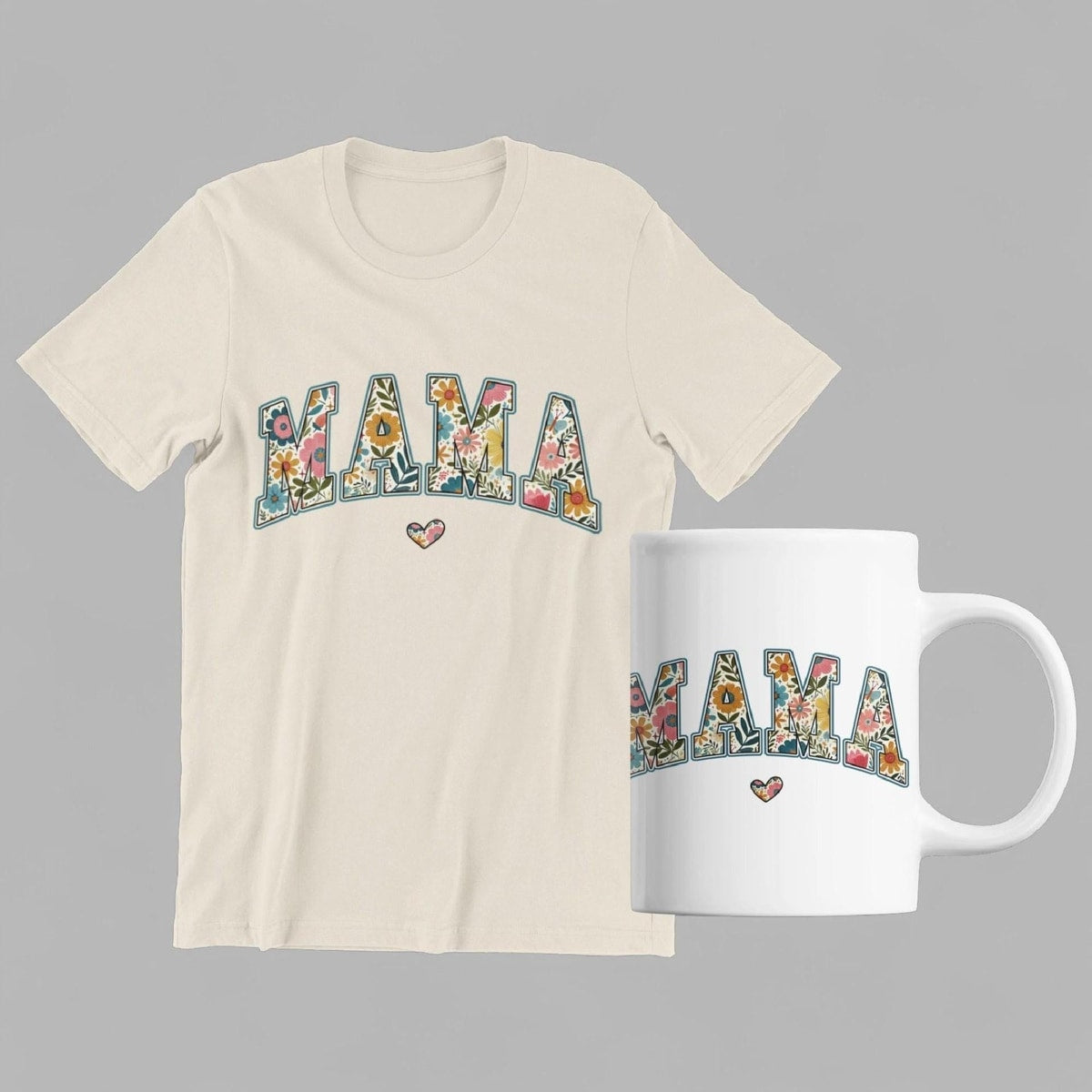 Floral Mama Shirt and Mug Set | Mother's Day Gift for Mom