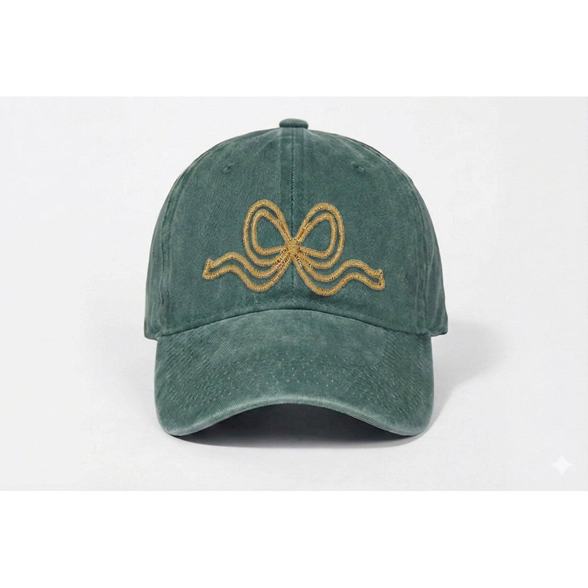 Coquette Bow Embroidered Baseball Cap | Customizable Girly Dad Hat