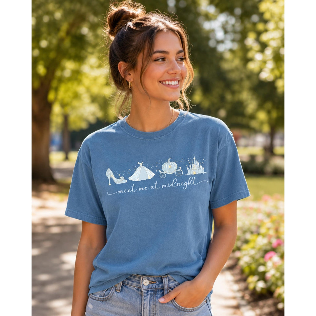 Princess Trip Shirt, Meet Me at Midnight Tee, Girls Castle Vacation Shirt, Fairy Tale Group Shirt, Magical Theme Park Tee