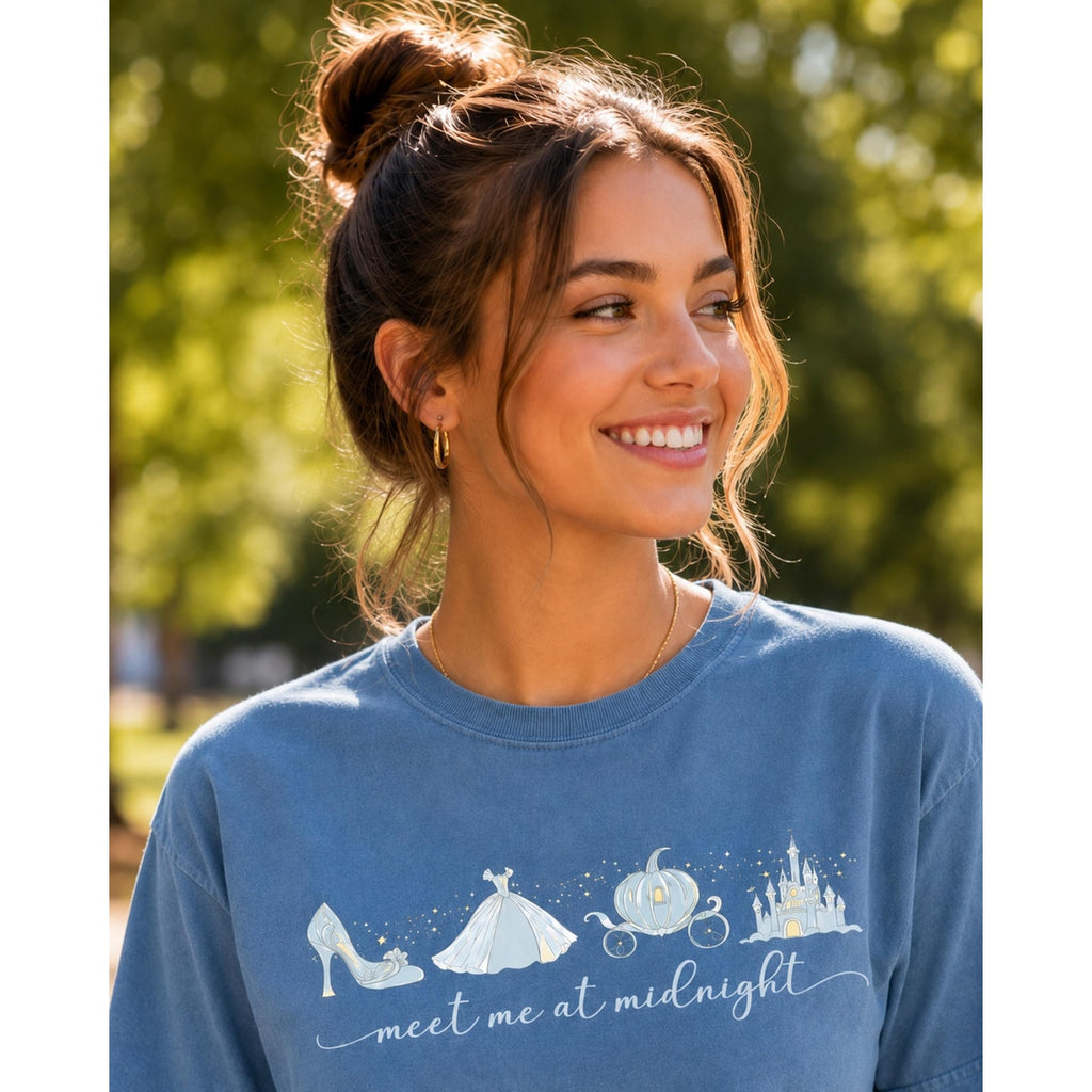 Princess Trip Shirt, Meet Me at Midnight Tee, Girls Castle Vacation Shirt, Fairy Tale Group Shirt, Magical Theme Park Tee