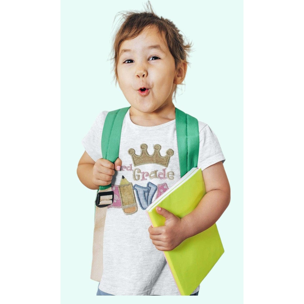 Back to School Shirt: Girls 3rd Grade Tee (Custom Handmade)