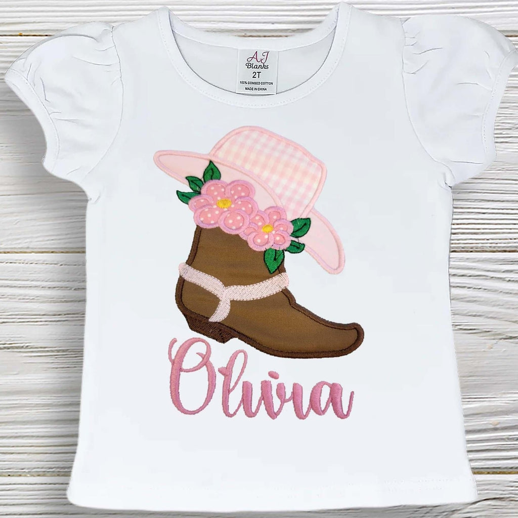 Cowgirl Birthday Shirt: Western Rodeo Tee for Toddlers (Soft Cotton)