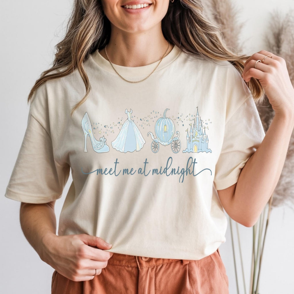 Princess Trip Shirt, Meet Me at Midnight Tee, Girls Castle Vacation Shirt, Fairy Tale Group Shirt, Magical Theme Park Tee