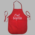 Girls Apron: Personalized Embroidered Girls Cooking Apron - Girls Apron With Name