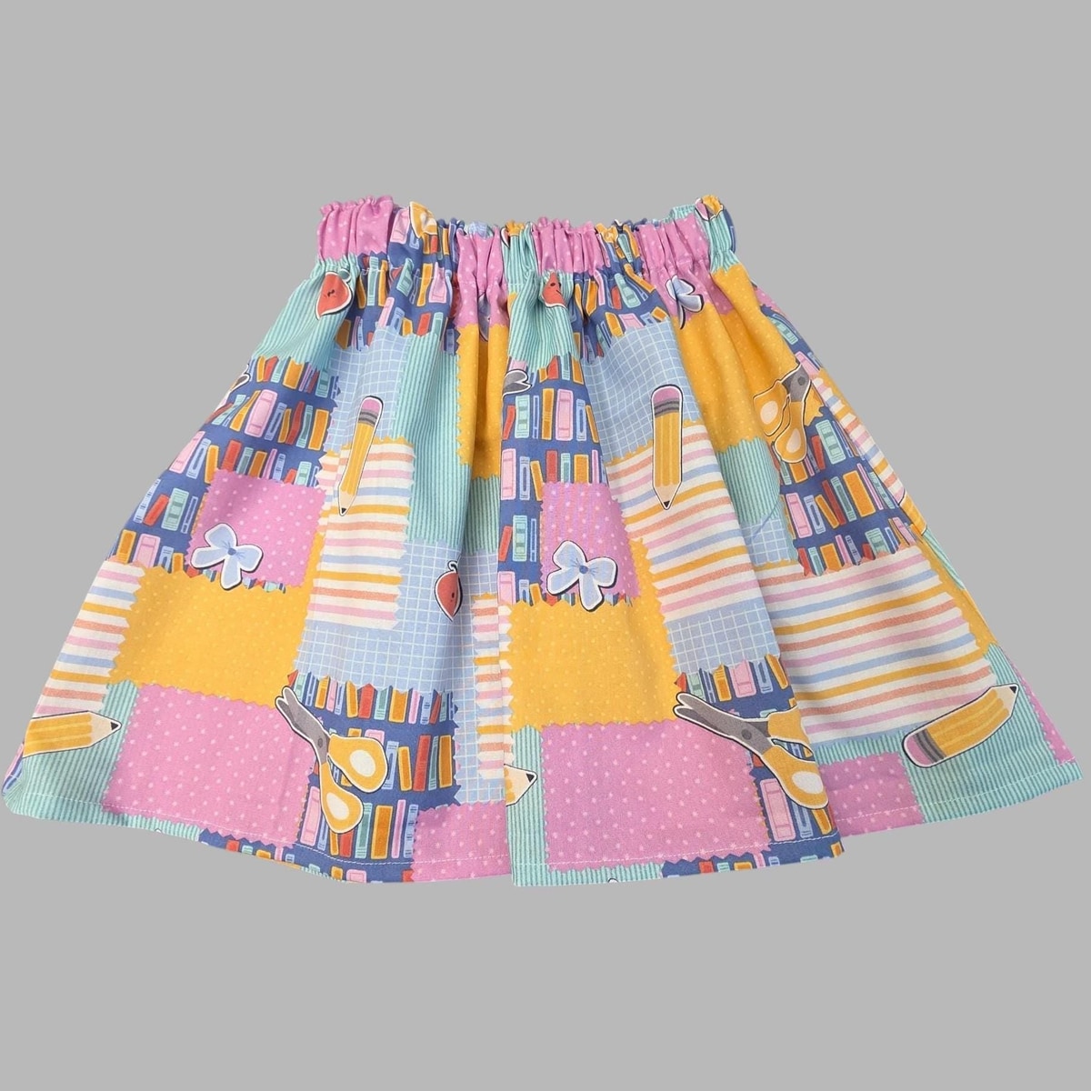 Back to School Girls Outfit, Head Of The Class Embroider Design, School Shirt and Skirt Girls Outfit,  School Outfit