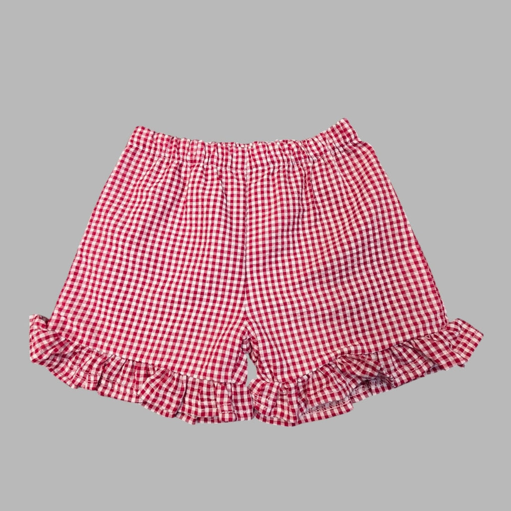 Back to School Girls Outfit, Custom Embroidered Applique, Grade Shirt and Shorts, School Shirt Shorts