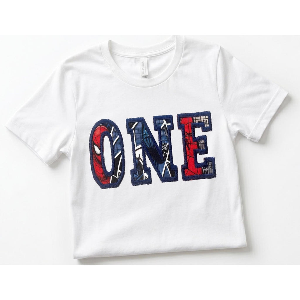 Spider Birthday Shirt, Web Hero Shirt, Super Kid Shirt, Spider Shirt, Boy Girl Birthday Tee, Superhero Party Custom Birthday